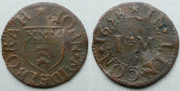 Lincoln, John Midelborah 1658 farthing